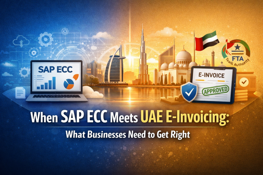 When SAP ECC Meets UAE E-Invoicing: What Businesses Need to Get Right?