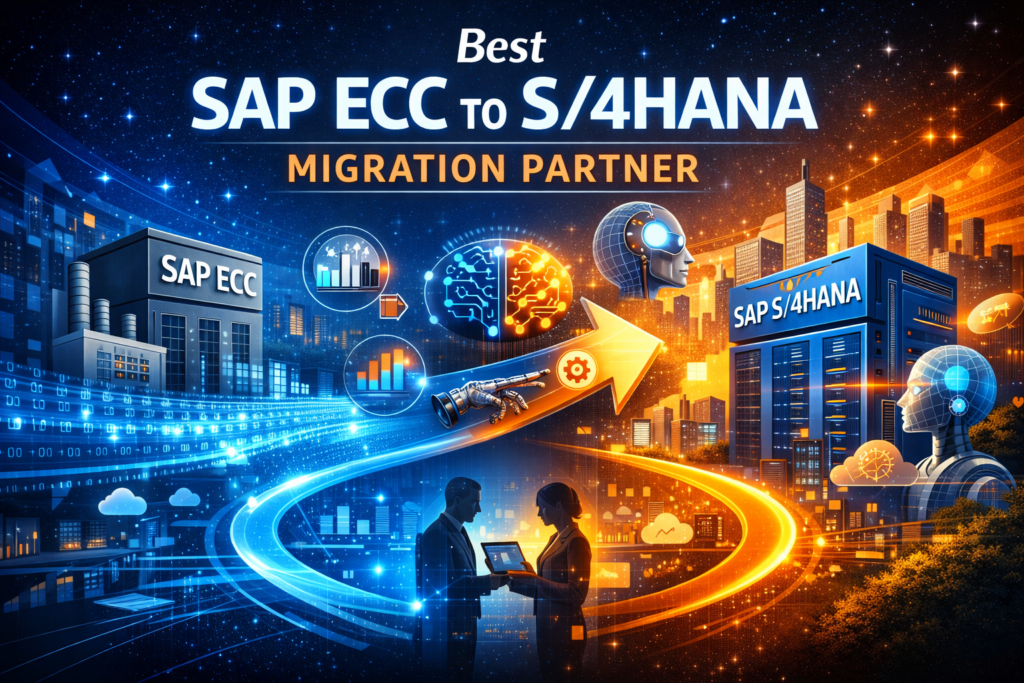 best sap ecc to s4hana migration partner, top sap digital transformation company, top sap business one upgrade services, sap b1 multi company rollout, sap ams services, sap procurement and vendor management system,