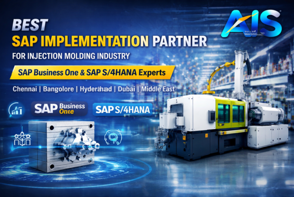 Best SAP implementation partner for injection molding industry offering SAP Business One and SAP S/4HANA solutions - AIS Business Corp
