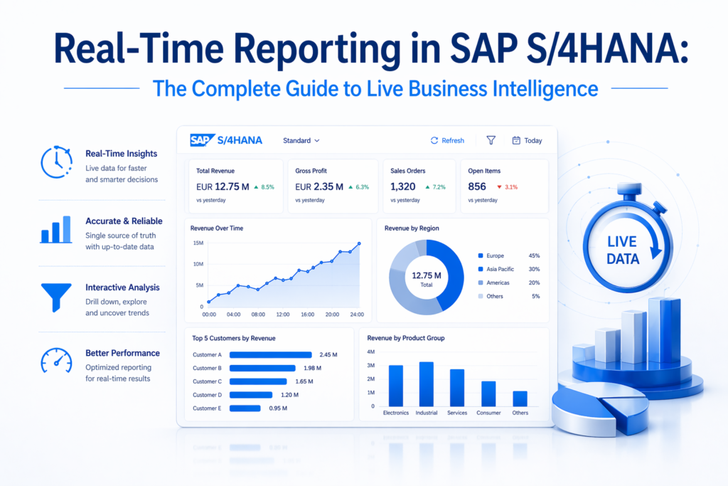Real-Time Reporting in SAP S4HANA