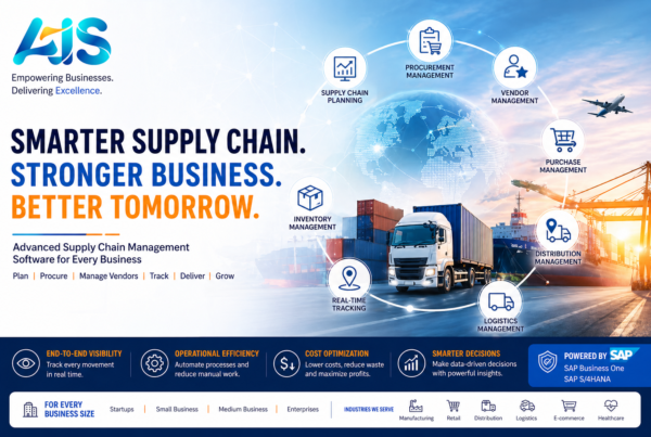 Best supply chain management software by AIS Business Corp for logistics, procurement, vendor management and business automation solutions