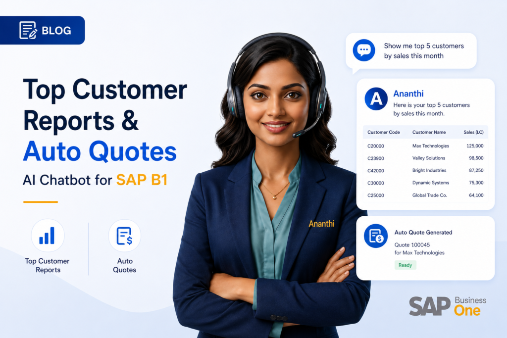 SAP Business One AI agent